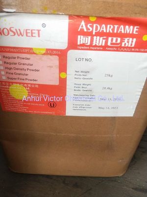 EINECS 245-261-3 アスパルテーム 100 メッシュ ホワイト 細晶粉末 あなたのニーズのために