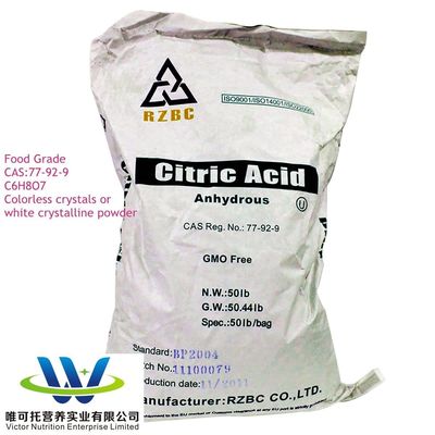 食品類 塩酸 無水性 標準 CAS 77-92-9 EINECS 201-069-1
