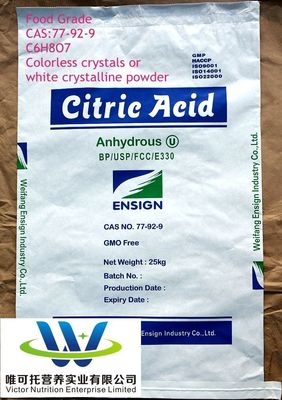 食品添加物のための水分のない配方C6H8O7のリン酸 Ttca 保存期間 12ヶ月